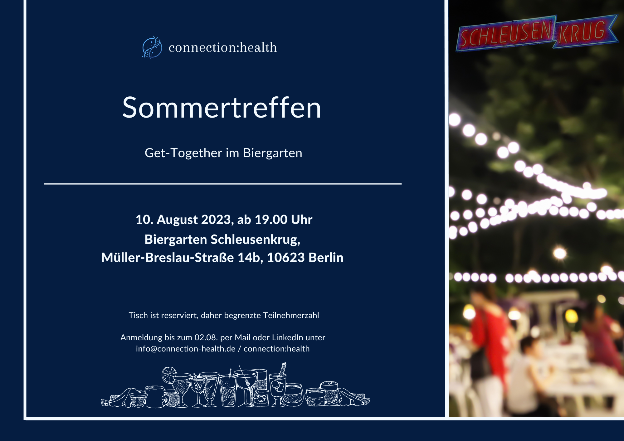 Biergarten-Event